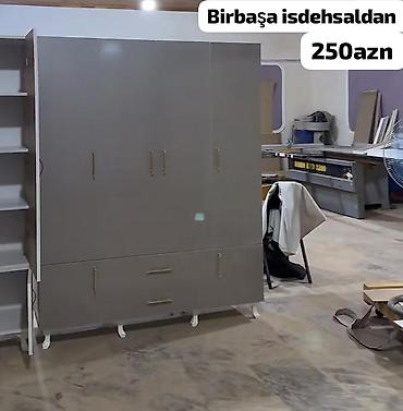 Ev üçün mebel: Məhsul: Geniş həcmli paltar dolabı - Model: 5 qapılı, alt hissədə 2 — 4