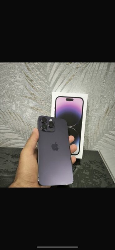 iphone 15 pro en ucuz: IPhone 14 Pro, Deep Purple, Face ID