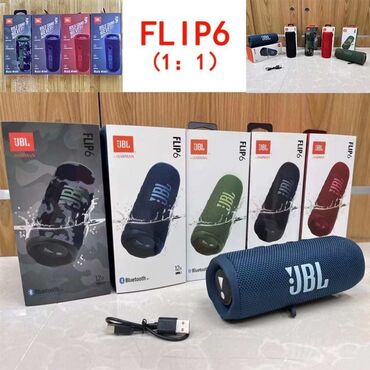 ses guclendirci: JBL Flip 6 daşınabilən dinamik Yüksək keyfiyyətli və münasib qiymətə