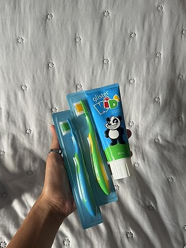 Məhsul: Glister Kids uşaq diş baxım seti Tərkib: - Glister Kids diş