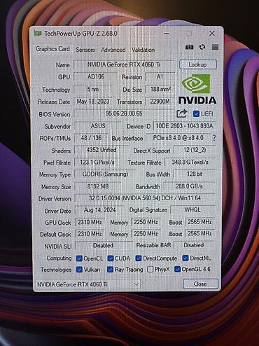 Настольные ПК и рабочие станции: Компьютер, ядер - 6, ОЗУ 32 ГБ, Для работы, учебы, Б/у, AMD Ryzen 5, NVIDIA GeForce RTX 4060 Ti, NVMe — 12