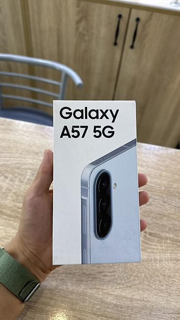 samsung a13 5g: Samsung Galaxy A57, Новый, 256 ГБ, цвет - Голубой, В рассрочку, 2 SIM — 3