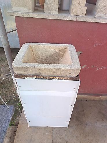 cen su: Tebii su daşı,filtr su ucun su daşı. - Material: tökmə beton/daş — 3