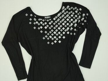 czarne koronkowe bluzki z długim rękawem: Bluzka Damska, M, stan - Idealny