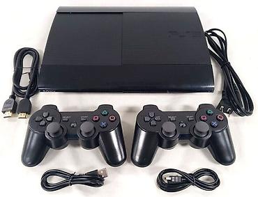 dvd oyun: Sony PlayStation 3 (Super Slim) oyun konsolu dəsti Komplekt: - PS3 — 1