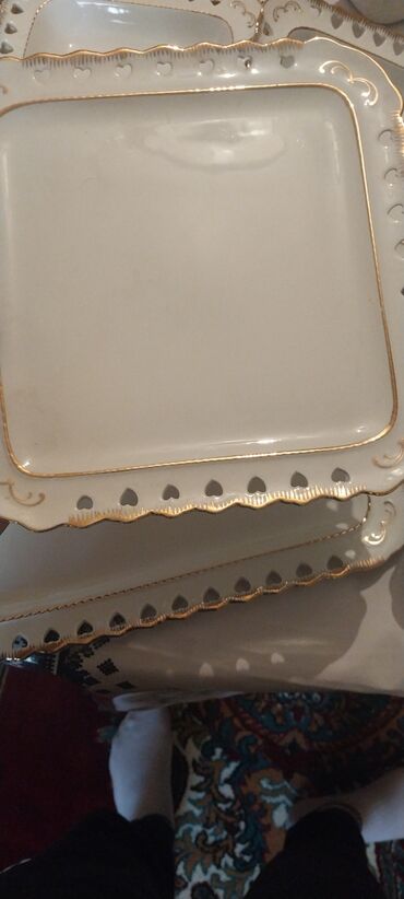 Nahar dəstləri və servizlər: Nahar dəsti, rəng - Ağ, Farfor — 1