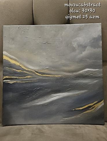 Şəkillər, tablolar: Rəsm əsərləri – əl işi 1) Mövzu: Ay - Dairəvi teksturalı tablo — 2