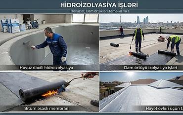 hovuz izolyasiya: Xidmətlərimiz: ​Dam örtüklərinin izolyasiyası (Yağışa, qara və günəş — 1