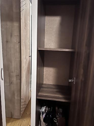 2el dolablar: İşlənmiş, 3 qapılı, Güzgülü, Qəhvəyi, Taxta, Açılan, Düz dolab — 3