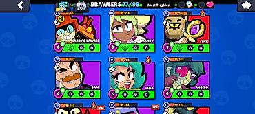 Digər bijuteriyalar: Brawl Stars oyunu üçün oyun hesabı - Kupa: 41,496 - Klublar, dostlar — 8