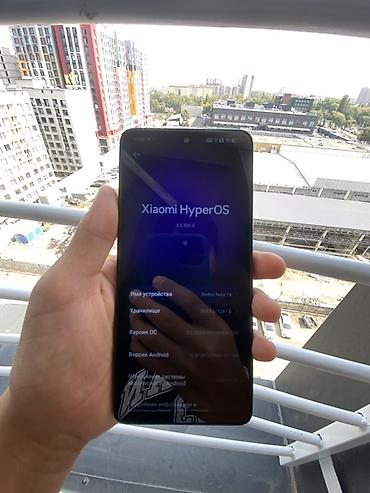 Redmi: Redmi, Redmi Note 14, Б/у, 128 ГБ, цвет - Черный — 2