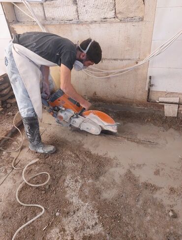 Beton işləri: Beton Kəsimi xidməti - Dəqiq və səliqəli beton kəsimi: divar, döşəmə — 1