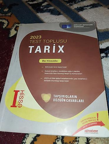 Testlər: Məhsul: Abituriyent və məktəblilər üçün test kitabları dəsti 1) 2023 — 1