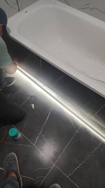 Кладка: Клею кафель качественно душевой подиума — 3