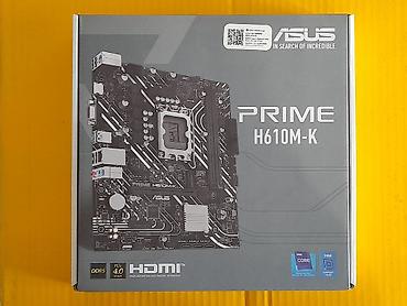 Комплектующие для ПК: Материнская плата для ПК, Новый, Asus, LGA1700, Micro-ATX — 1