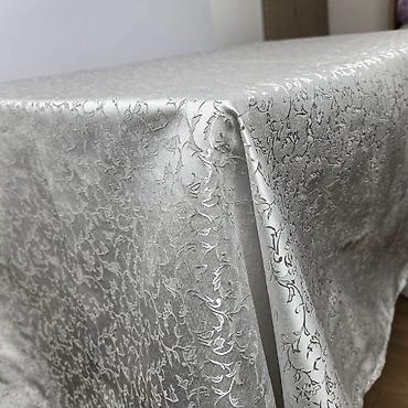 elegantni stolnjaci: Fa, Jacquard dekorativna tkanina sa reljefnim floralnim uzorkom - — 4