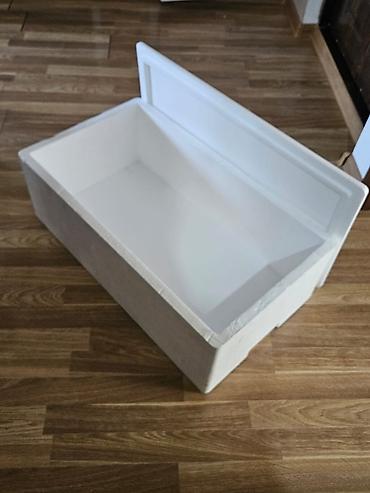 termo paket: Polistirol (penoplast) termo qutu – qapaqlı - Material: sıx — 1