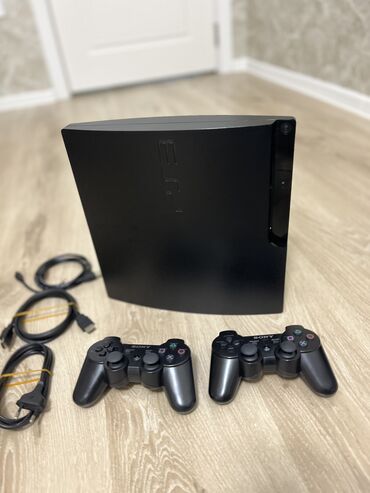 PS3 (Sony PlayStation 3): Playstation 3 slim model.Çox ideal hər bir şeyi işləkdi. Zəmanət — 2