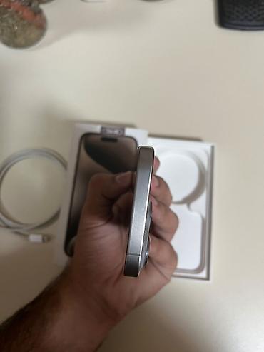 Mobil telefonlar: IPhone 15 Pro, 256 GB, Natural Titanium, Simsiz şarj, Face ID — 5