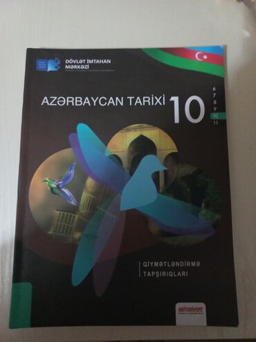 məktəbə hazırlıq kitapları: 10cu sinif Ümumi tarix və Azərbaycan tarix test kitabları 2021ci il