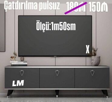 подставка: Tv stend _TV altı Yeni və sifarişlə 💥 Qiymət 150 azn Məhsullarımız