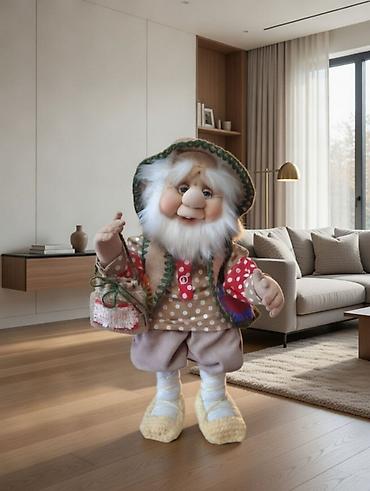 Игрушки: Домовой дедушка — интерьерная игрушка ручной работы Уникальная — 7