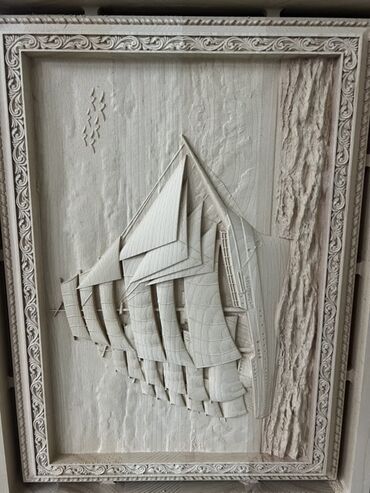 Панно: Резные панно из дерева - Материал: массив светлой породы (ясень/бук — 4