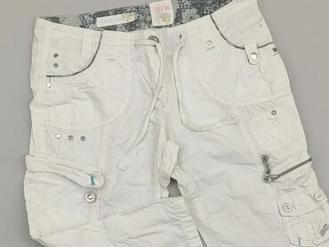 gruby białe t shirty: Штани 3/4 жіночі, New Look, L, стан - Хороший