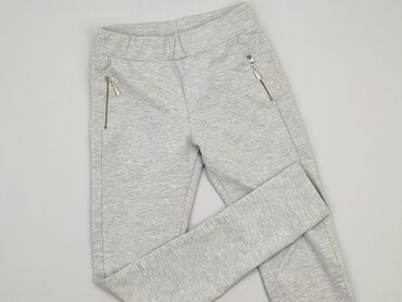 spódnice szara dresowe długie: Sweatpants, Zara, XL (EU 42), condition - Very good