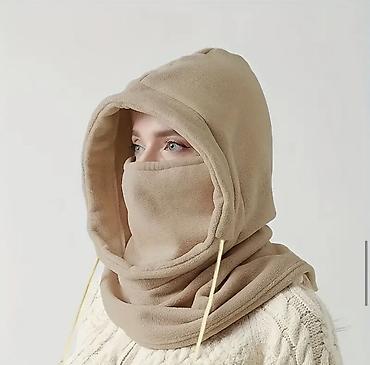 шарф маска: - 3‑в‑1: капюшон, закрывающая лицо маска и широкий шарф‑ворот — 3