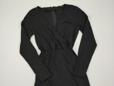 sukienki czarna z długim rękawem: Dress, S (EU 36), Esmara, condition - Very good