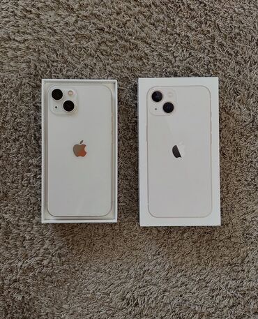 iphone tablet qiymetleri: IPhone 13, 128 GB, Ağ, Zəmanət, Kredit, Face ID