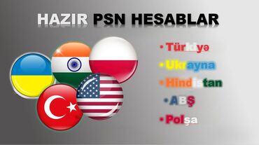 Playstation 🇺🇦 Ukrayna|🇹🇷 Türkiyə|🇮🇳 Hindistan|🇺🇸 Amerika|🇵🇱 Polşa