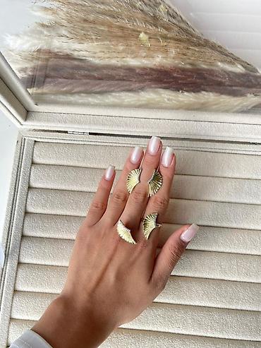 Bijuteriya dəstləri: Qadın zinət əşyaları dəstləri – müxtəlif modellər - Dördbuta (yonca) — 7