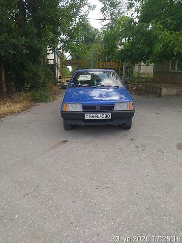 опель зафира а: VAZ 21099 sedan – mavi rəngli mator karopka qranat idyal vəziyyətdə — 10
