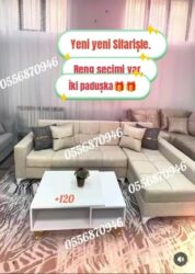 Sifarişlə divanlar: Künc divan, Qonaq otağı üçün, Vеlur parça, Bazalı, Açılan, Kitab — 21