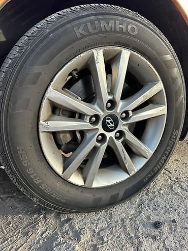 Дөңгөлөктөр монтажда 205 / 65 / R 16, All-season, Колдонулган, Комплект, Жеңил унаалар, Куйма, тешиктери - 5 lalafo.kg да Дөңгөлөктөр монтажда 205 / 65 / R 16, All-season, Колдонулган, Комплект, Жеңил унаалар, Куйма, тешиктери - 5