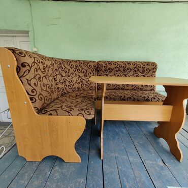 фурнитура для мягкой мебели бишкек: Уголок город Ош со столом продаю турецкий б/у не торгуюсь по телефону