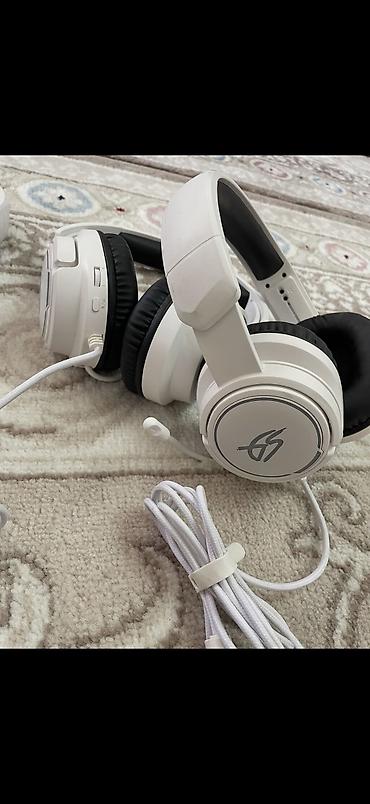 защита экрана: Проводные игровые наушники DEXP GS-520, белые ОСТАЛОСЬ 2 шт Состояние — 3