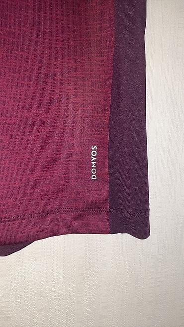 Другое: Qadın idman köynəyi – Domyos (Decathlon) - Rəng: tünd bənövşəyi/bordo — 3