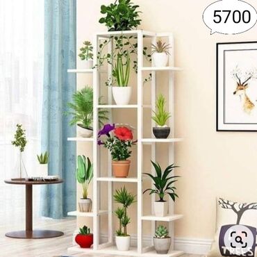 Полки для цветов: Лофт стиле, полка, стеллаж, подставки для цветов для книги, стол — 30