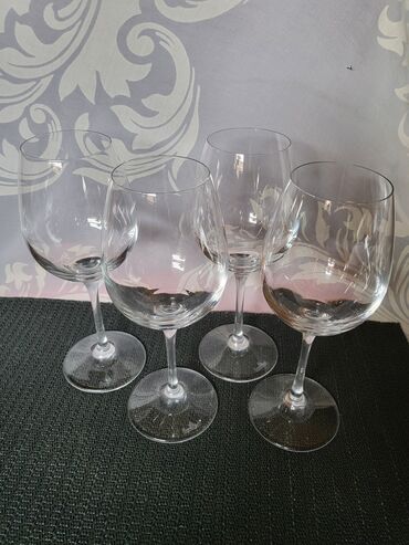 Čaše: Case za vino kristal Rosenthal,duvano staklo 80,90te. Case tanji — 8