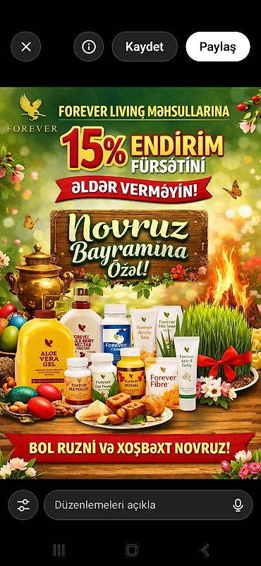forever: Forever Living məhsulları – 15% endirimlə! Aloe Vera Gel (1 litr, 338 — 4