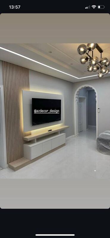 под телевизор: Evinizin görünüşünü yeniləmək vaxtıdır! Modern və funksional TV
