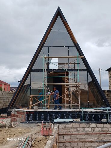 Plastik pəncərələr: Plastik qapi pencere izosistem cam palkon duskabina hebesebe cephe — 15