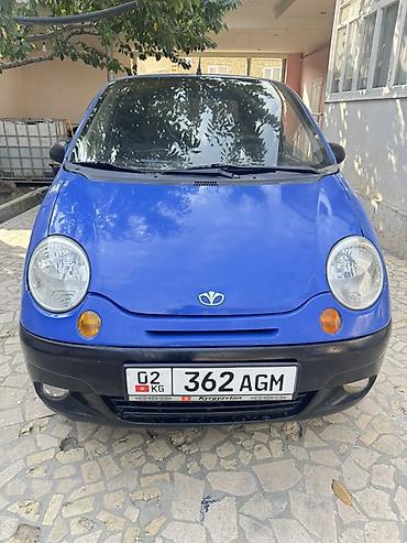 кочкор авто: Daewoo Matiz: 2001 г., 0.8 л, Кол менен иштөөчү, Бензин, Хетчбек — 1