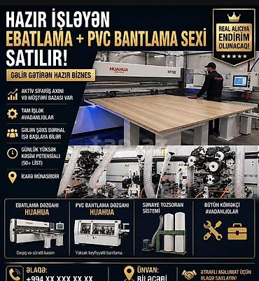 Готовый бизнес: Premium Kəsim və PVC Biznesi Satılır — Hazır Qurulmuş Sistem Bakıda — 1