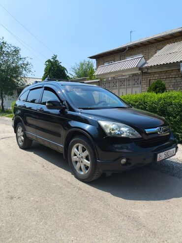 аварийный машина сатылат: Кроссовер Honda CR-V черного цвета с затемненными задними стеклами и