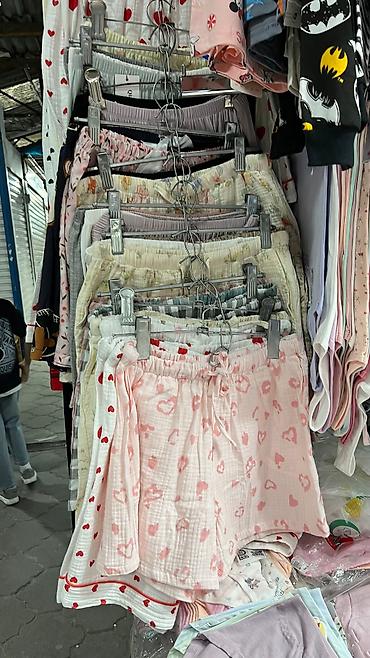 Шорты: Отдельные шорты Штаны Капри для дома Натуральная ткань Для заказа или — 2