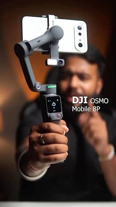 dji osmo mobile 8: DJI Osmo Mobile 8P – smartfonlar üçün peşəkar stabilizator - 3 oxlu — 1